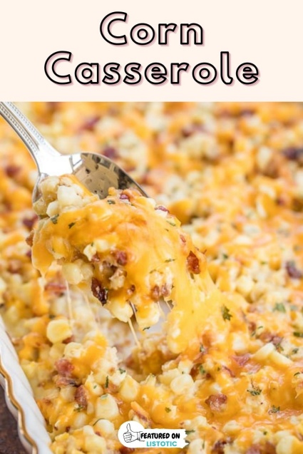 Corn casserole.