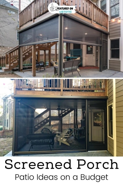 Screened porch.