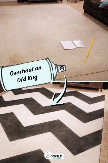 Overhaul an old rug.