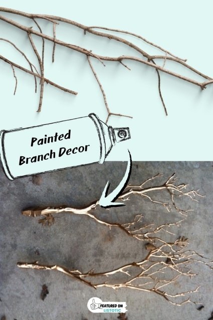 Branch decor craft.