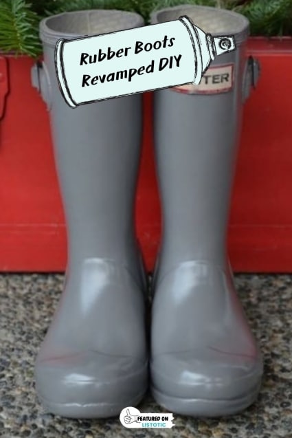 Rubber boots revamped.