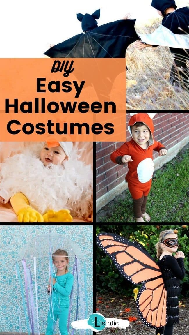 DIY easy Halloween costumes.