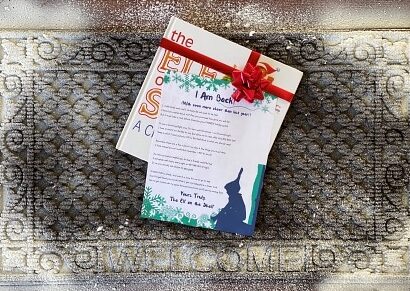 Santa's helper left a special printable note arrival letter on the front door mat