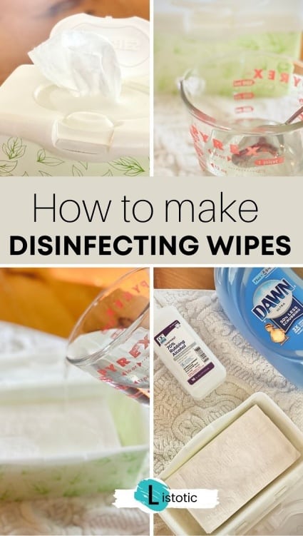 steps to make disposable kitchen cleaners