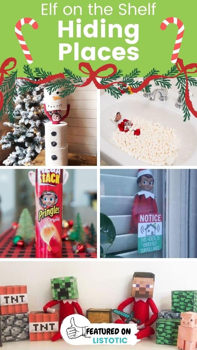 12 Easy Places to Hide Elf on The Shelf this Holiday Season ⋆ Listotic