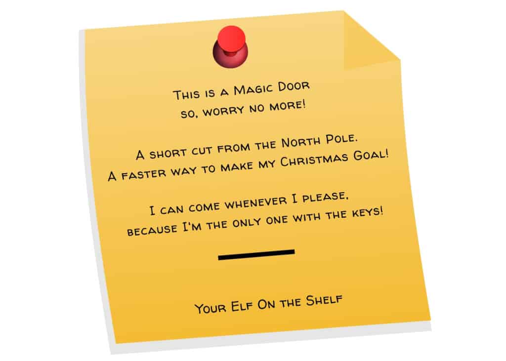 Elf on the Shelf Door ⋆ Listotic diy ice cream stick craft easy