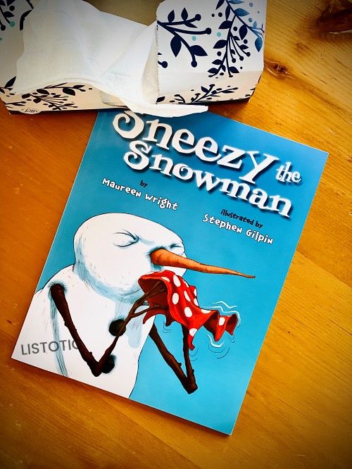 Sneezy the Snowman book for Christmas stories read aloud