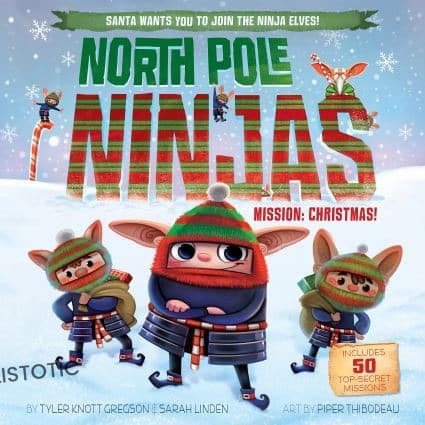 North pole ninjas julböcker för barn