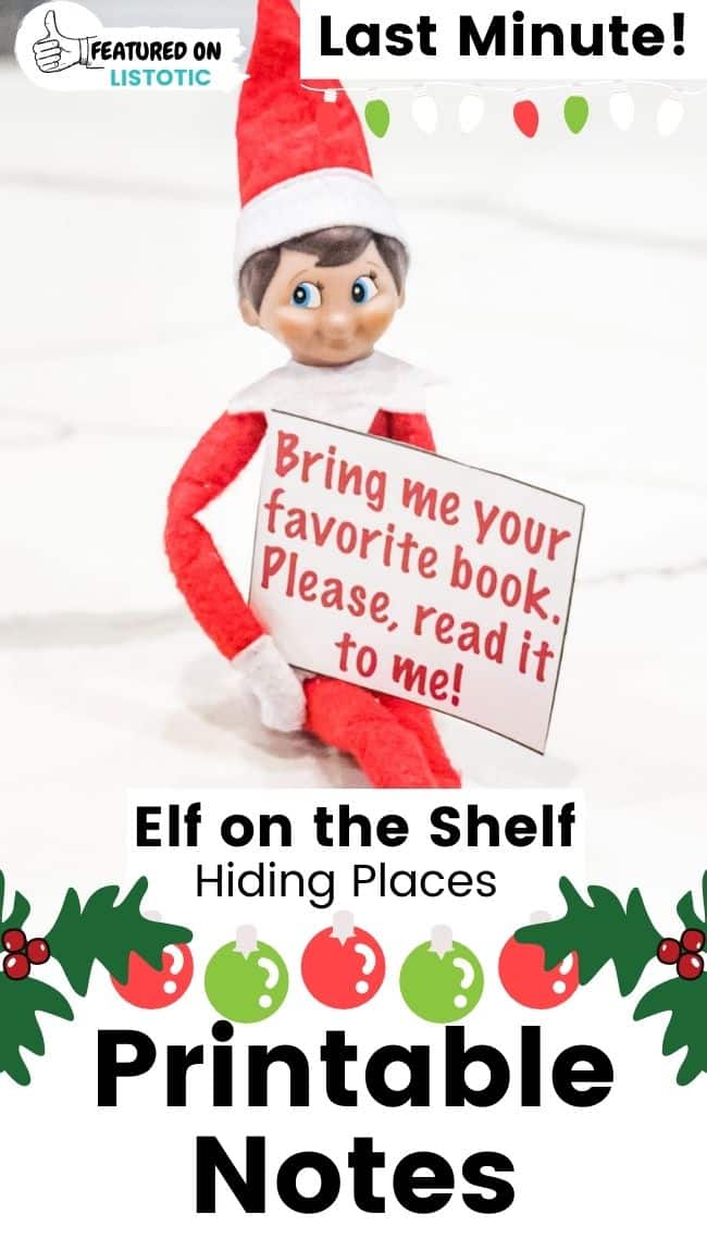 Last Second Elf on the Shelf Hiding Ideas ⋆ Listotic