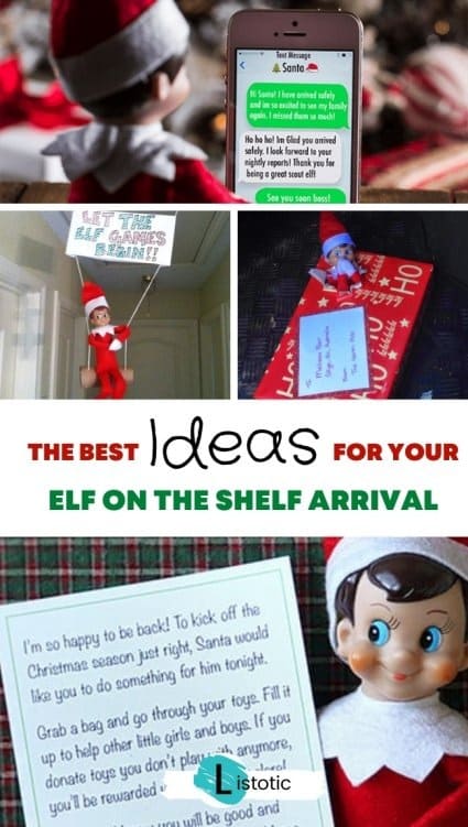 Elf on the Shelf Return Ideas ⋆ Listotic Inspiration for Christmas Elf ...