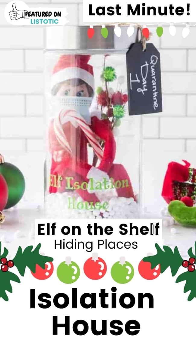 quarantine elf on the shelf isolation house DIY