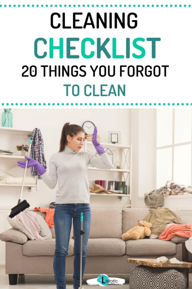 Deep Cleaning Checklist for Places You to Clean ⋆ Listotic