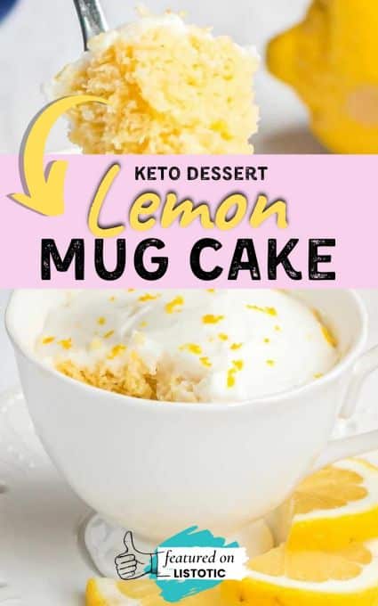 2 Ingredient Birthday Mug Cake - Kirbie's Cravings