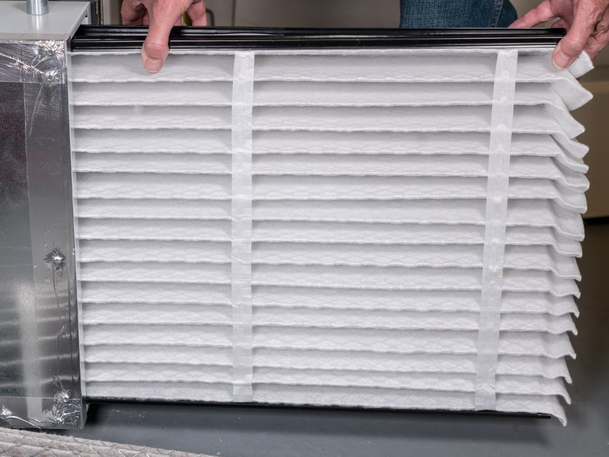 change air filters during your spring cleaning checklist 