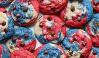 4th of July Swirled Cookies