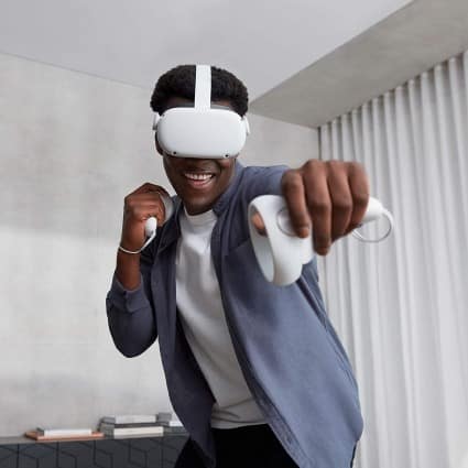 Father's day gift ideas Oculus Quest 2 all in one virtual reality headset gaming device