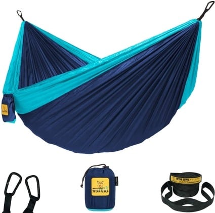 wise owl blue hammock is one of the Gift Ideas for Father's Day