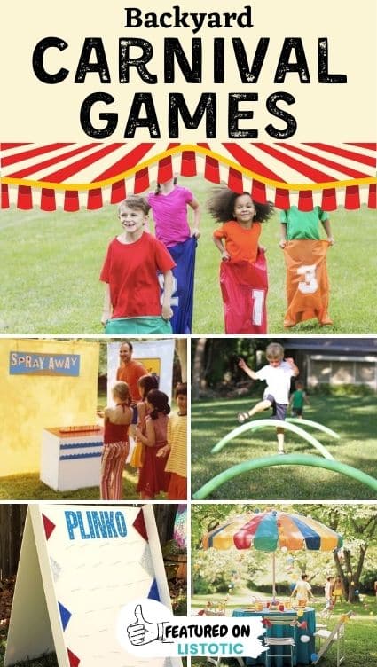 DIY party decorations, DIY CARNIVAL GAMES