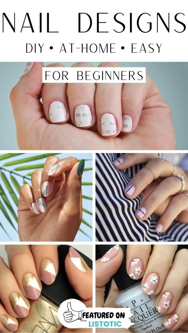 35 Shockingly Easy Nail Designs You Can Totally Do at Home