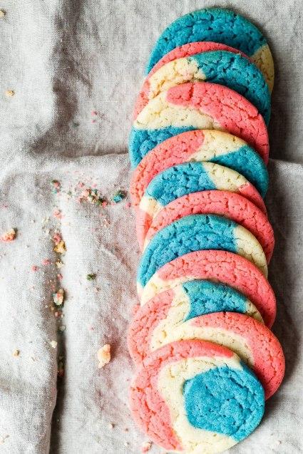 red white and blue cookies sugar cookies