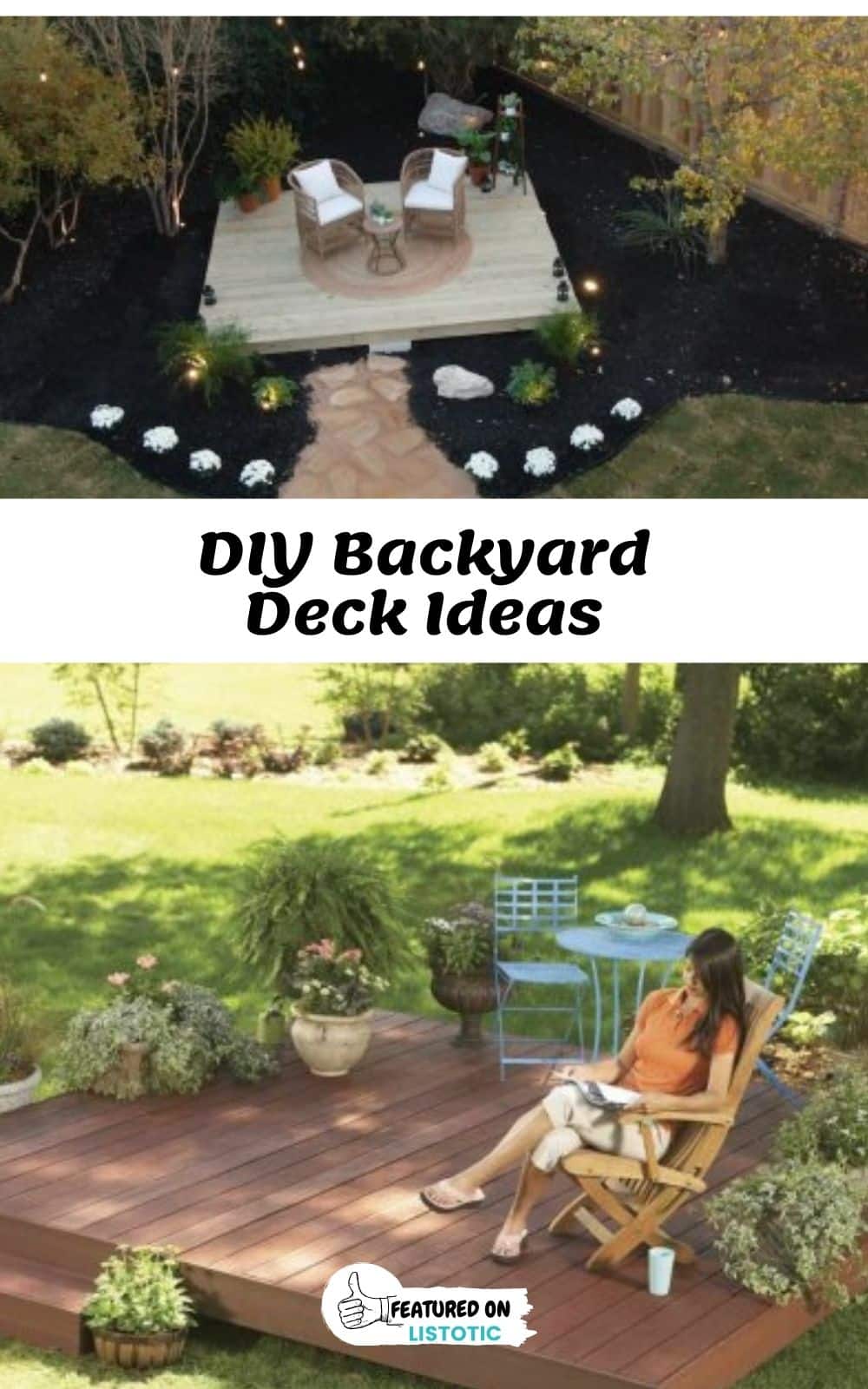 backyard deck ideas on a budget