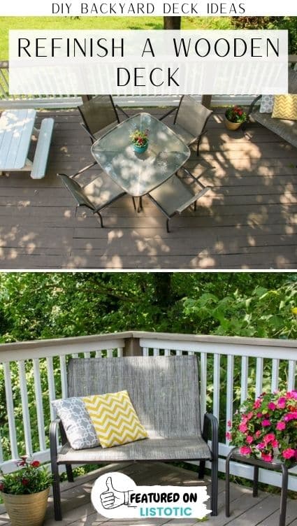 backyard deck ideas on a budget