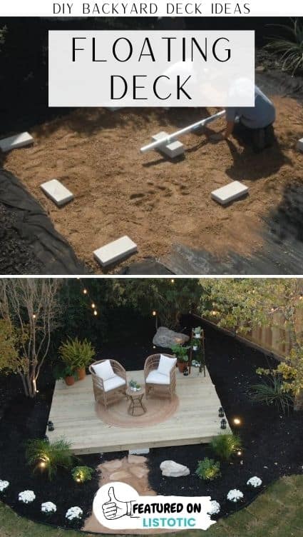 diy floating patio