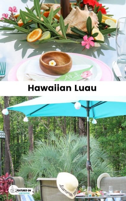 Hawiian Luau graduation idea