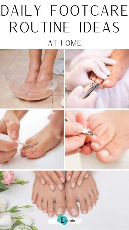 DIY Home Foot Care & Spa Pedicure Treatment