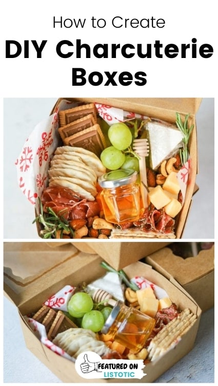 DIY thank you gifts with cold appetizers.