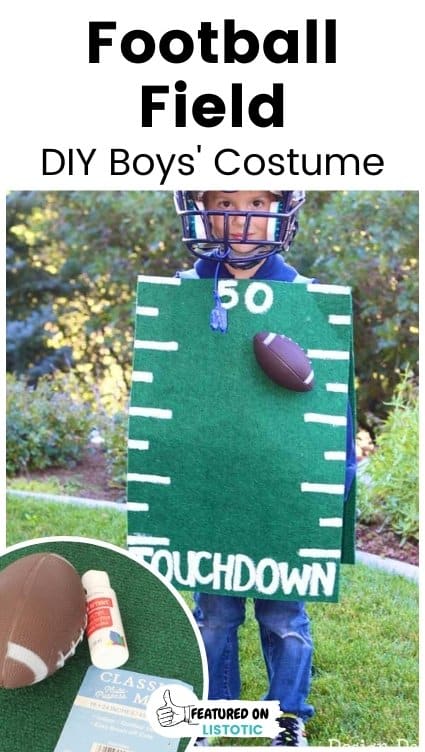 football field diy boy costumes