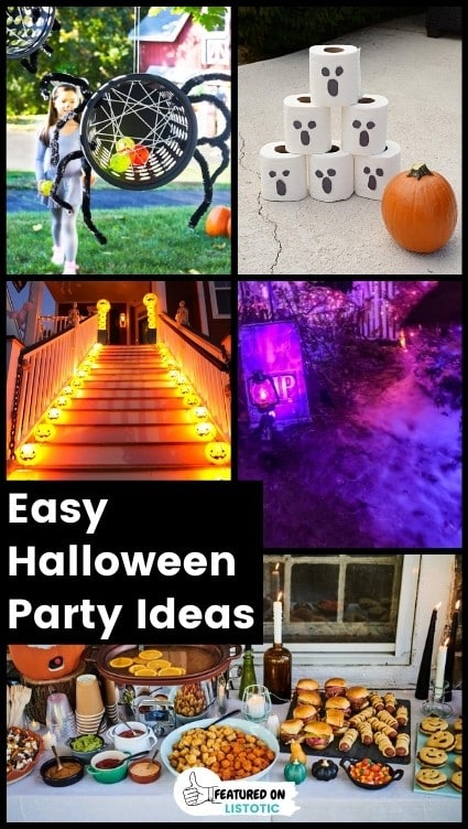 Easy backyard Halloween party ideas.