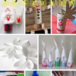 Toilet paper roll crafts.