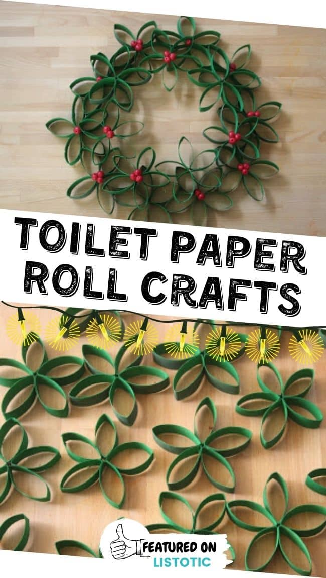 Toilet roll crafts.
