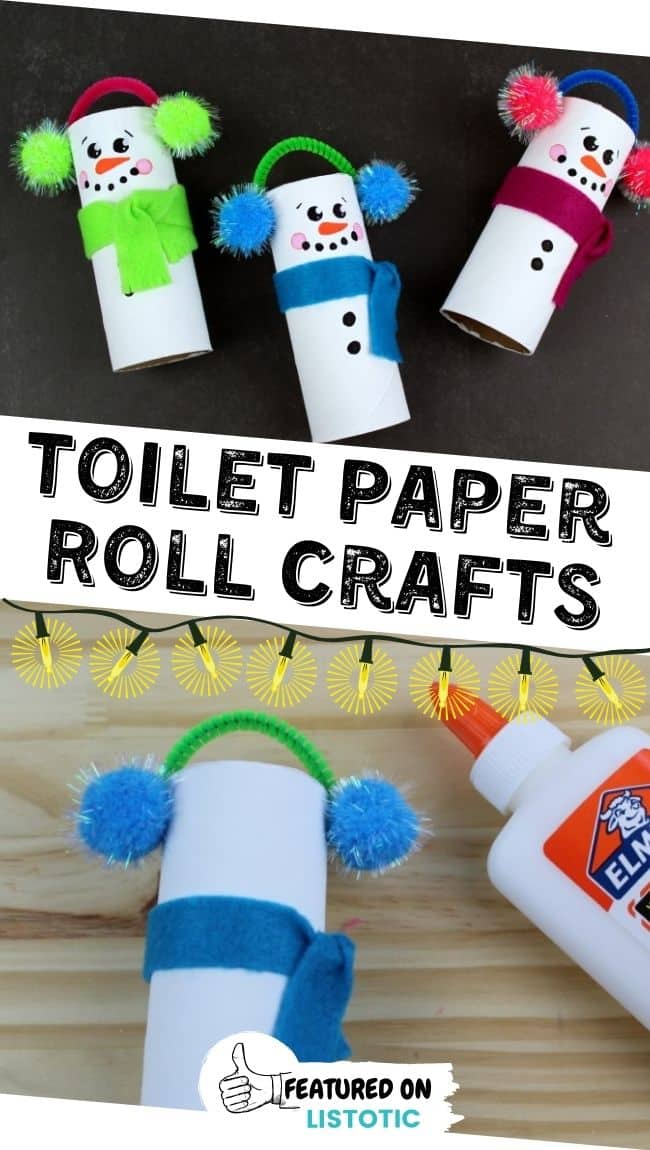 Toilet paper roll crafts.