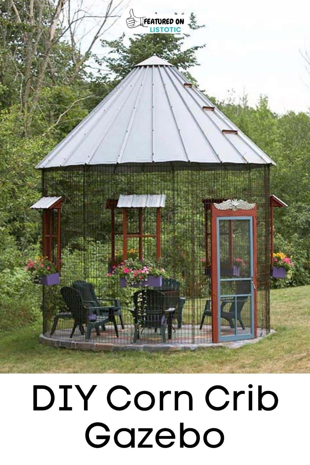 corn crib gazebo