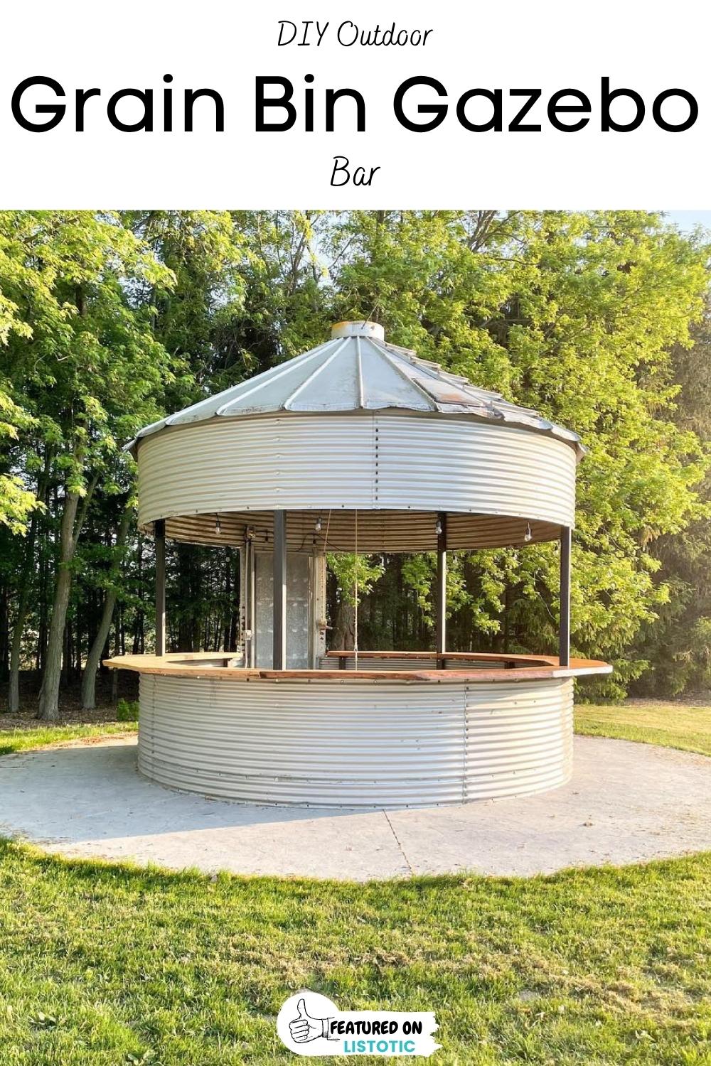 grain bin bar gazebos