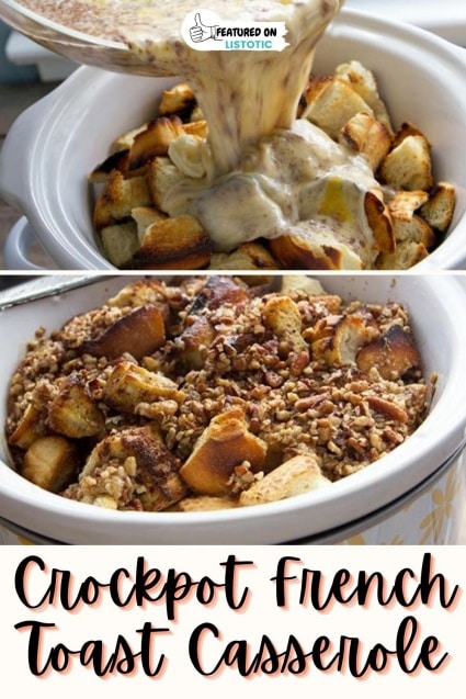 Crockpot french toast casserole.