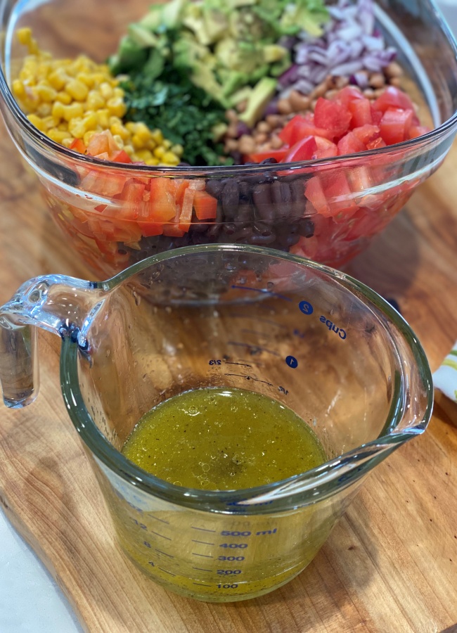 cowboy caviar dressing mixture