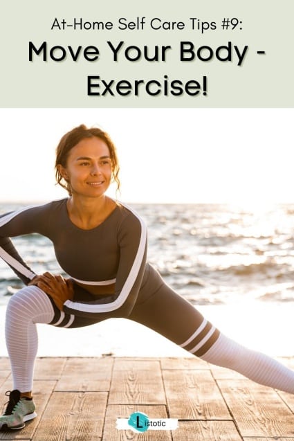 Move your body and exercise self care tips.