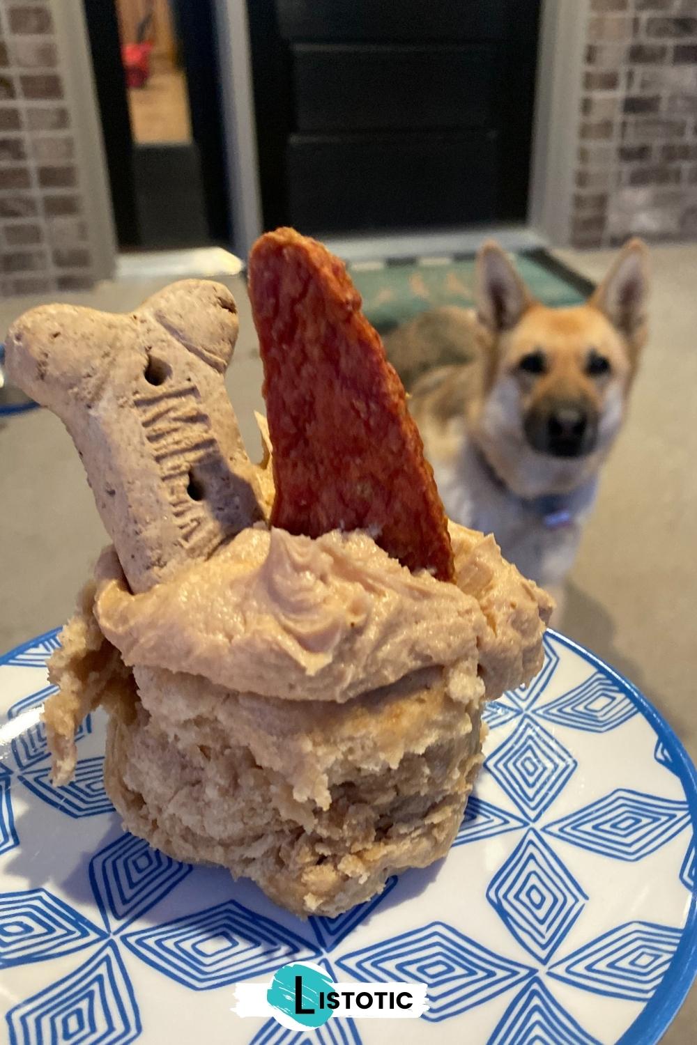 dog birthday cake cupcake