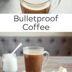 Bulletproof coffee recipe.