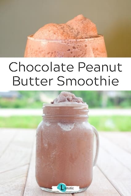 Chocolate peanut butter shake.