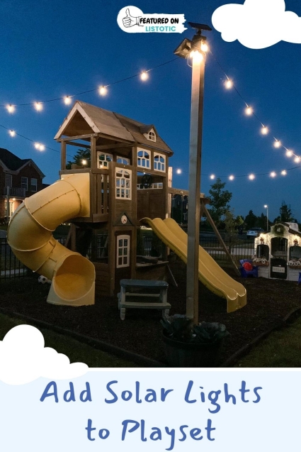 Outdoor play area for kids.