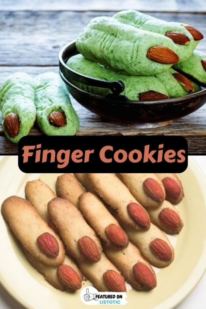 Finger cookies.