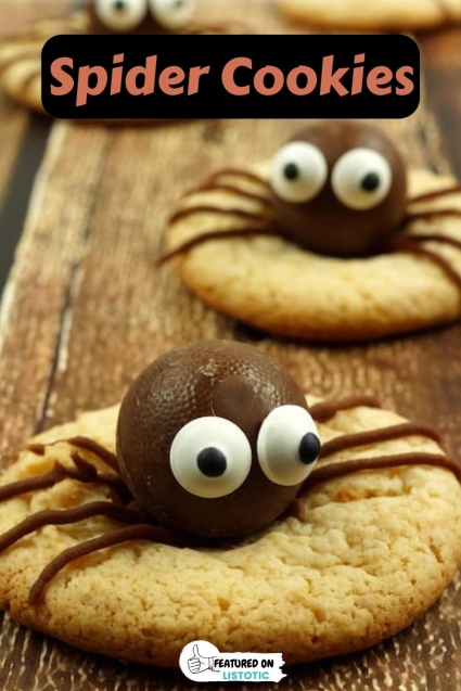 Spider cookies.