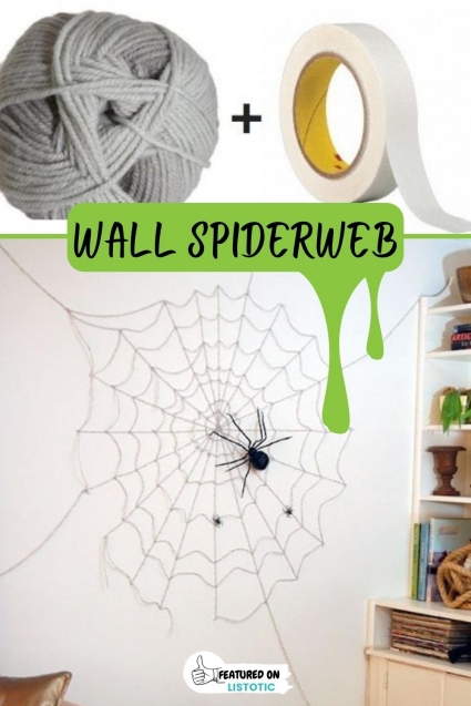 Wall spiderweb.