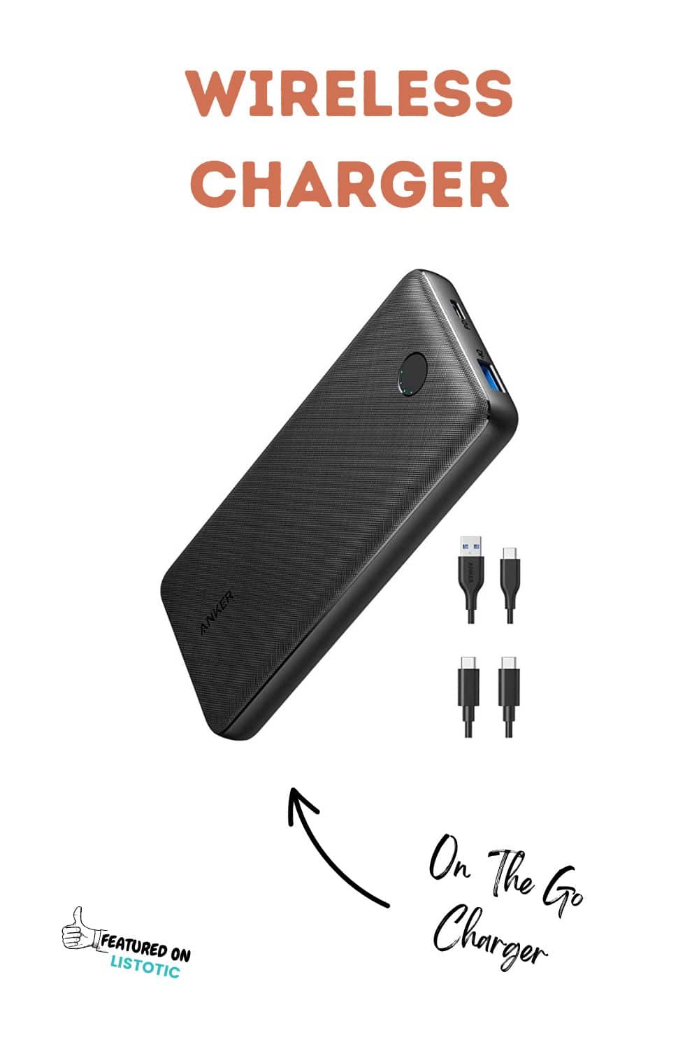 travel packing item wireless charger