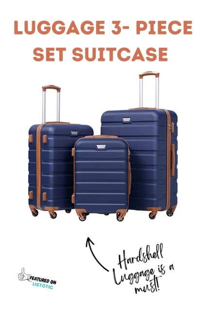 travel packing ideas luggage set