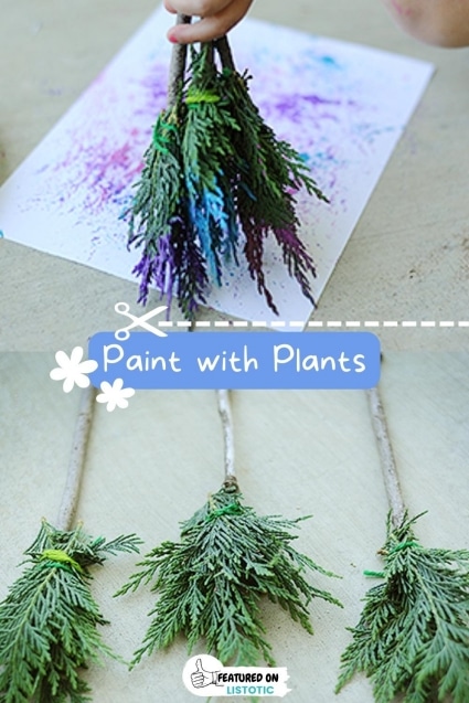 Paint with plants.